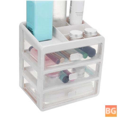 Cosmetic Storage Box for Bedroom Desktop - Holder