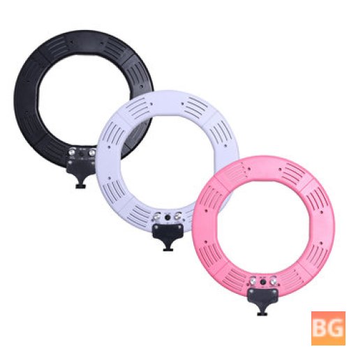 16/18-Inch LED Ring Light with Adjustable Color Temperature and Foldable Stand for Live Streaming
