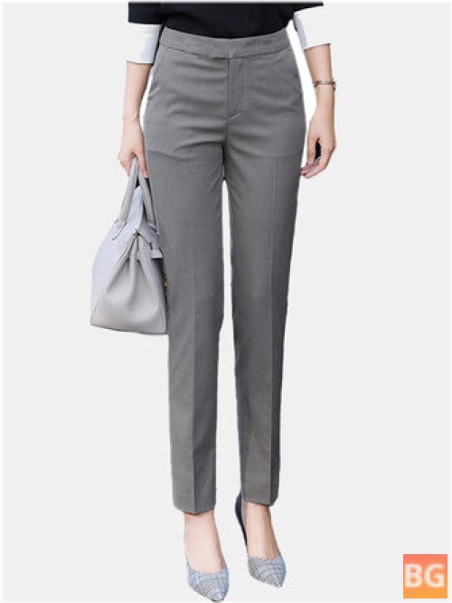 Tailored Women's Pants with Pockets