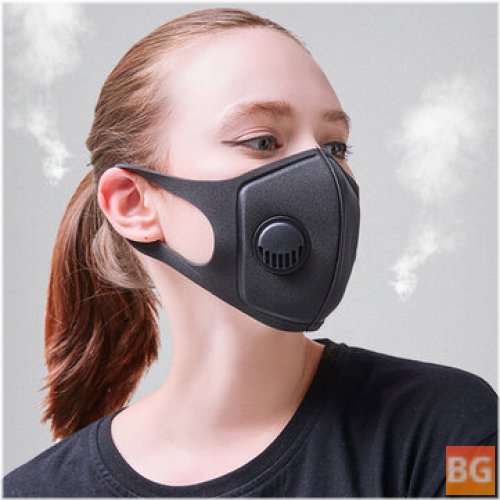 PM2.5 Anti-Air- Pollution Face Mask with Carbon Fiber Material
