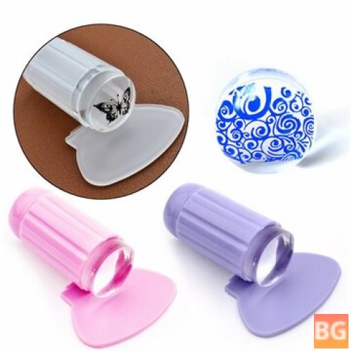 Clear Stamp Stampers - Silicone Nail Art Stamping Set