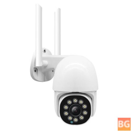 GUUDGO WIFI IP Camera with HD Video, Two-Way Audio, Night Vision, and Auto-Tracking