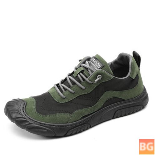 Soft, breathable, non-slip, closed-toe shoes for outdoors