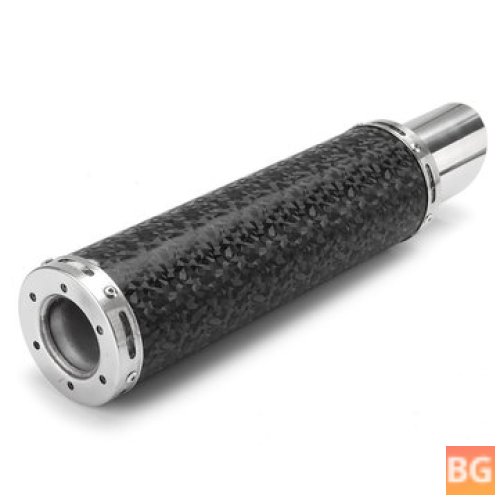 Carbon Fiber Motorcycle Muffler Tip with Silencer