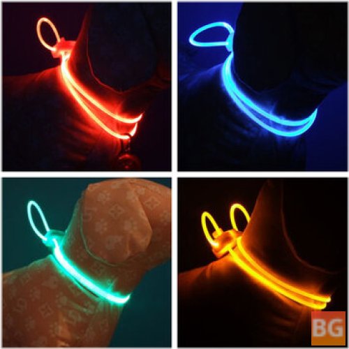 Luminous LED Dog Cat Collar Chain Light