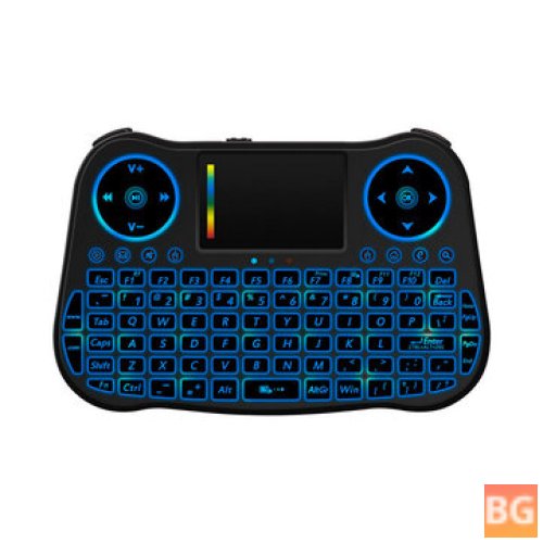 Rainbow Backlit Air Mouse Keyboard for Android TV Box