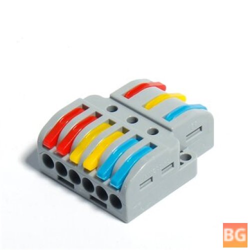 3 In 6 Out Wire Splitter - Compact Wire Connector