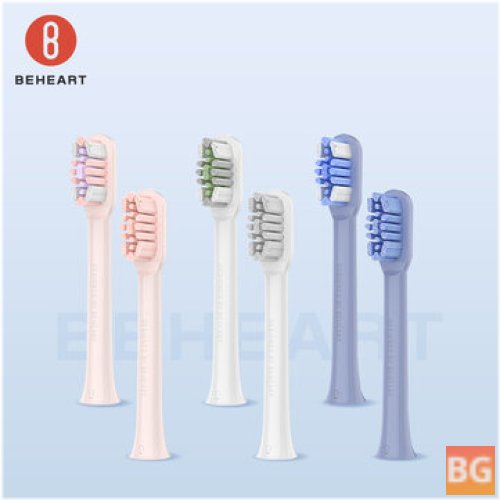 Deep-cleaning toothbrush heads - Beheart W1