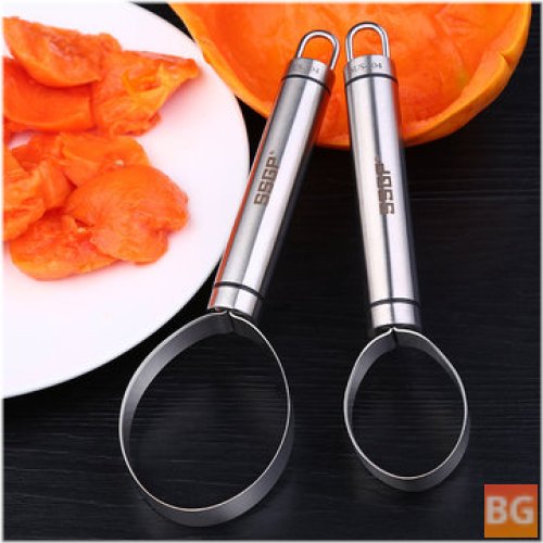 Seed Digger Fruit Corer with Peeler - Stainless Steel