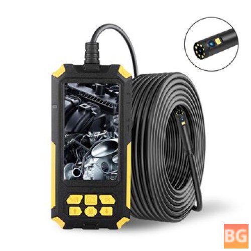 P50 5.5/8mm HD 4.5-Inch IPS Screen Industrial Borescope - Waterproof and Waterproof with 9 LED Lights