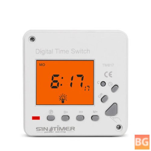 Large LCD Display Screen Back-light Timer - 7 Days Weekly