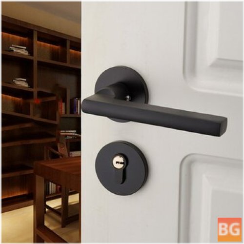 Mechanical Interior Door Handle with Cylinder Lock Lever and Keys