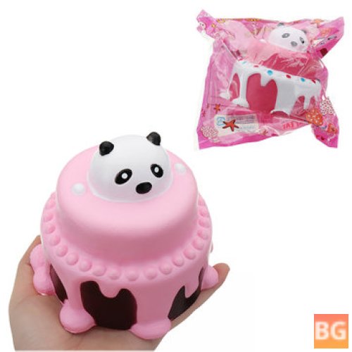 Bear Head Cake Squishy 11.5*11.5CM Soft Toy with Packaging