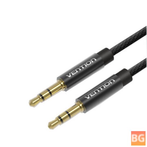 1.5m Audio Cable with 3.5 Jack and Auxiliary Jack