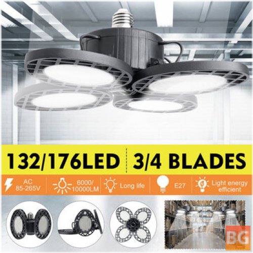 3/4-Blade Ceiling Light with LED's