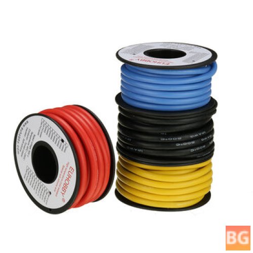Soft Silicone Line - 12AWG - for RC Battery Tinned Wire Cable Mix Box