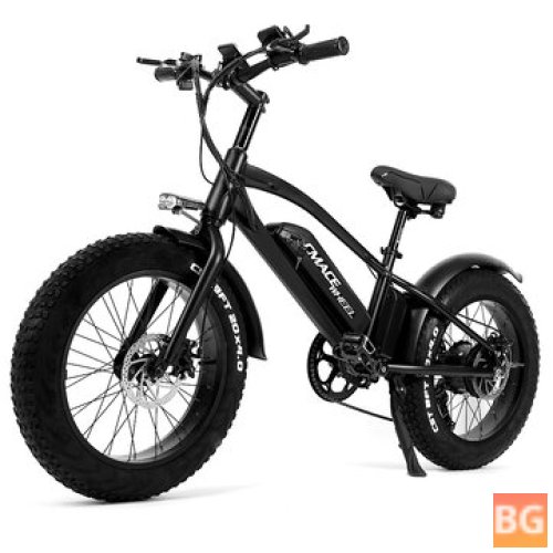 T20 Fat Tire Electric Moped Bike - 750W, 10Ah, 120km Mileage