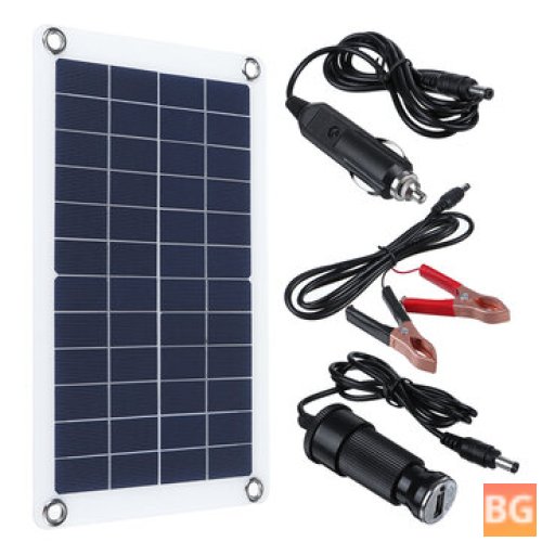 12V Solar Panel Charger for Cars, Vans, Boats, and Campers