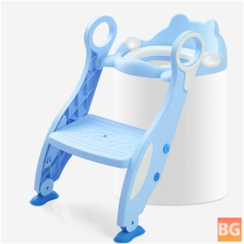 Foldable Potty Trainer with Step Ladder for Kids