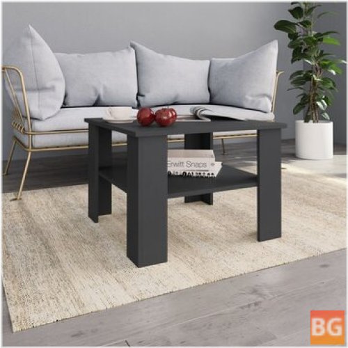 Gray Table with Chairs and Foot Pedals