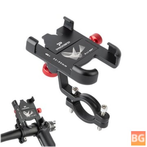 360-Degree Rotation Bicycle Mobile Phone Holder with Aluminum Alloy Non-Slip Bike Motorcycle Holder Cell Phone GPS Holder Stand