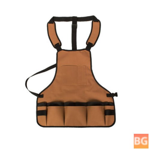 Mobile Phone Storage Apron with Tools - Multi-pocket