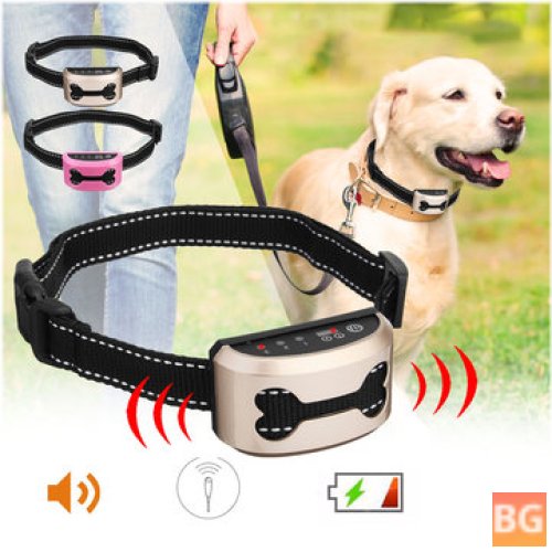 Dog Bark Stop Training Device - USB Rechargeable 3 Modes