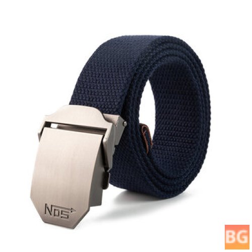 Outdoor Belt with Automatic Buckle and Belt Buckle Lock