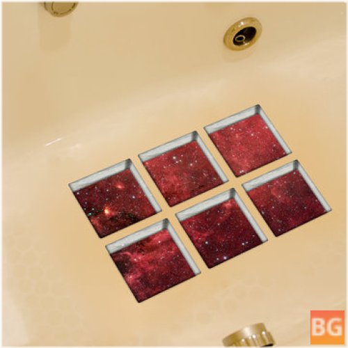3D Waterproof Sticker for Bathtubs - PAG 6Pcs