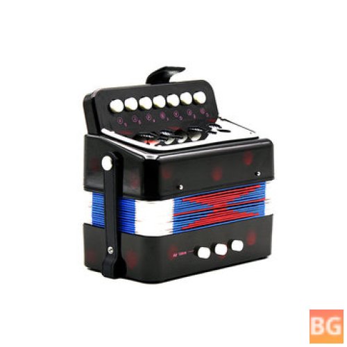 Kids' Musical Instrument with 2 Bass Keys and Accordion