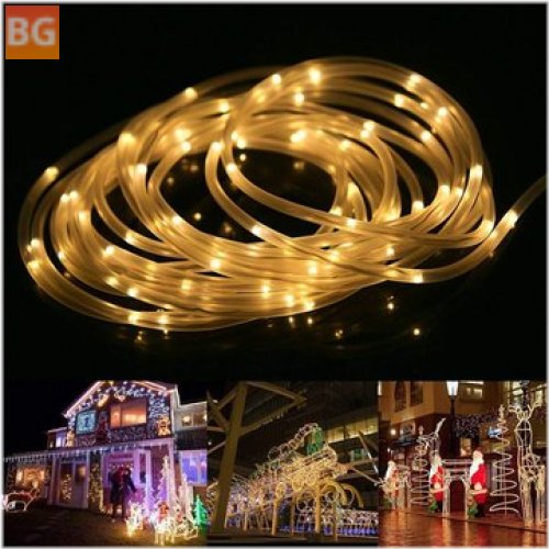 Outdoor Rope Light with Remote - 100 LEDs, 8 Modes, 10M