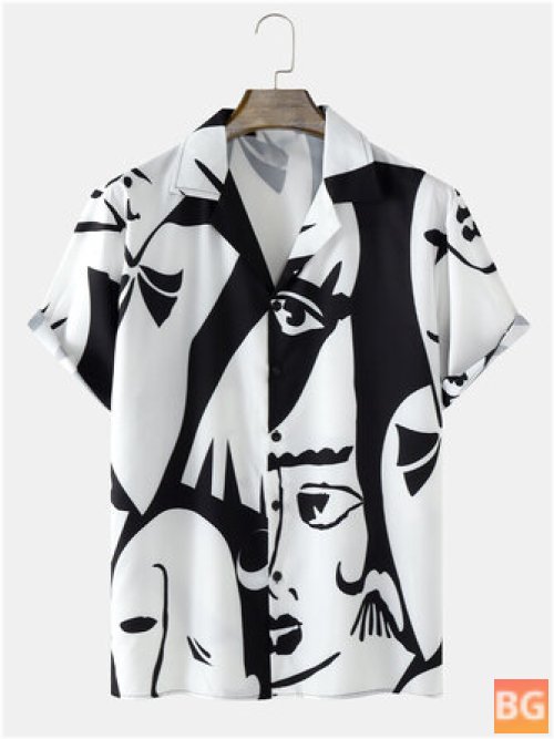 Street Shirts with Abstract Print