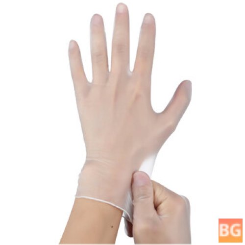 Latex-free Disposable Gloves for Industrial, Food Service, Cleaning, and More (100 pcs, Powder-free, in Stock)