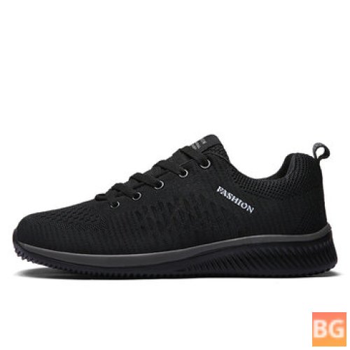 TENGOO Fly-D Men's Sneakers - Soft Breathable Bouncy Shock Absorption Running Shoes