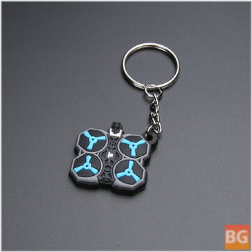 FPV Drone Key Chain with Metal Wing