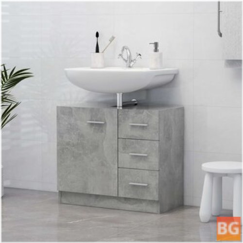 Sink Cabinet Gray 24.8