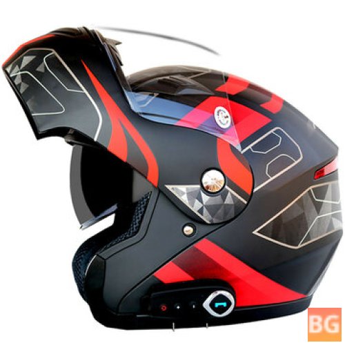 Motorcycle Helmet with Bluetooth Music and Eye-Catching Visors