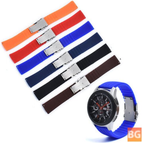 Strap for Samsung Huawei Moto Smart Watch - Blue/Black