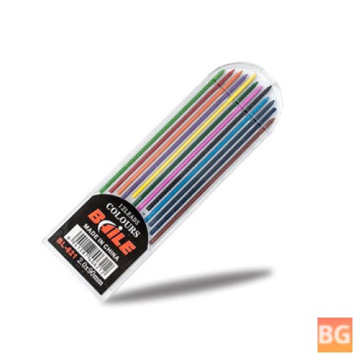 12-Color Refill Set for Mechanical Pencils