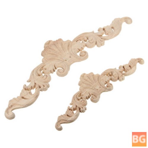 Wood Carving Decal - 30x8cm, 20x5cm
