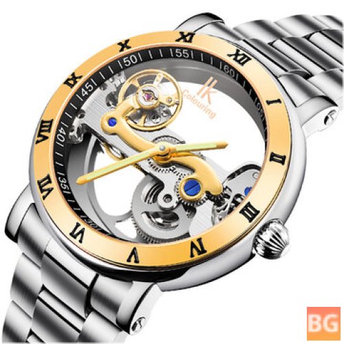 Stainless Steel Watch with Automatic Movement - IK COLOURING
