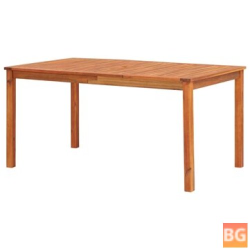 Garden Table with Table Top and Legs