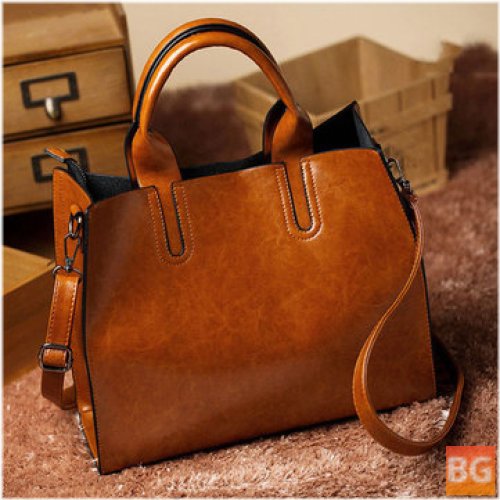 Leather Crossbody Tote for Women