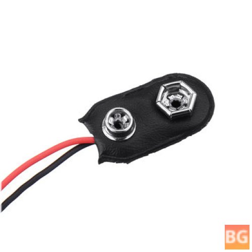 9V Battery Button Power Plug with DC 9Volt Capacity