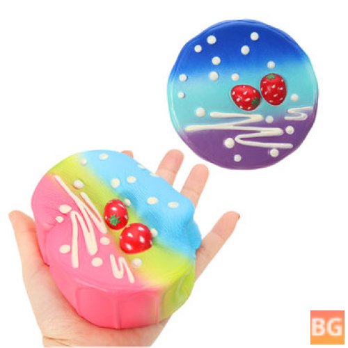 11.5CM slow-rising collection of colorful mousse cake squishy toy