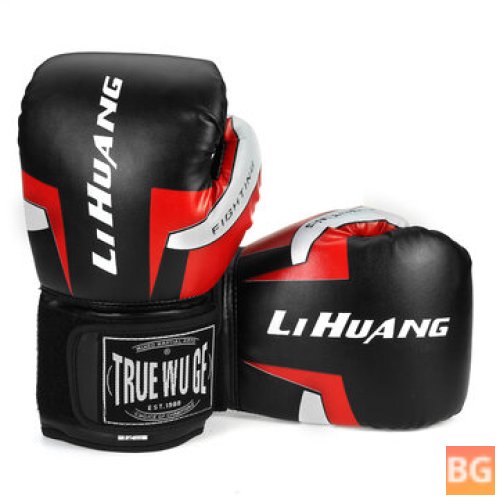 Red/Black Boxing Gloves - Professional Sandbag Liner Gloves