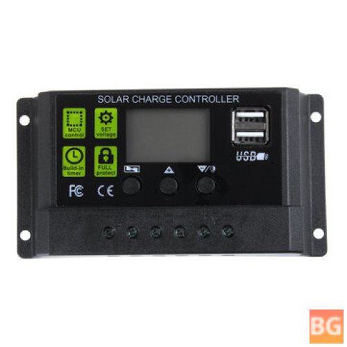 Solar Panel and Charge Controller - 10A, 12V, 24V