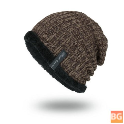 Hat with Wool Fleece and lining, Men's Outdoor Hat