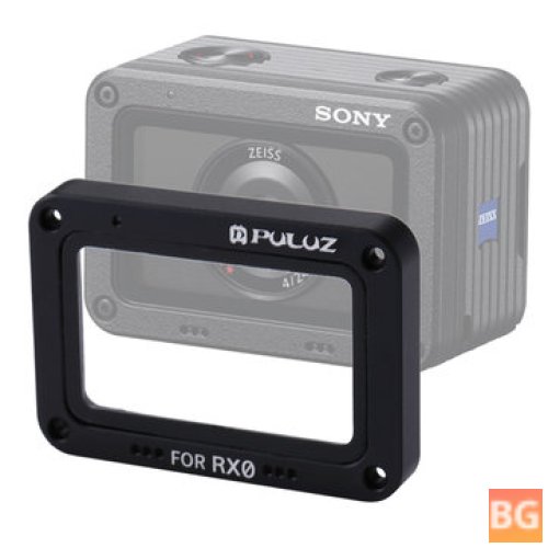 Sony RX0 Camera Frame Protector with Tempered Glass Lens