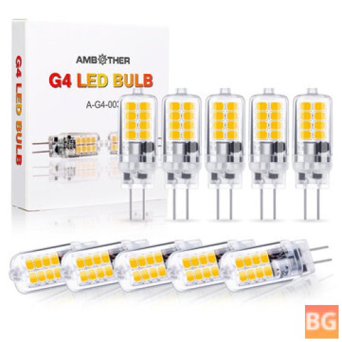 10-Pack 3W G4 LED Bulbs - Energy Efficient Replacement for 10W/20W Halogen Bulbs